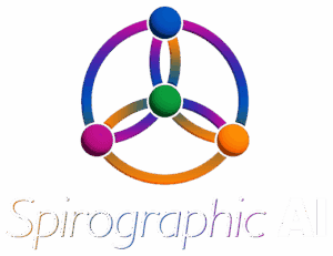 SPIROGRAPHIC AI-Logo white text